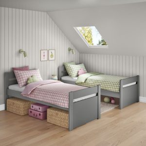 Uno Grey Detachable Bunk Bed - Image 3