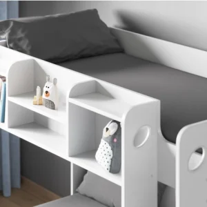 Alternative view of Amsterdam Mid High Sleeper With Pull Out Grey Futon
