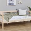 The Hoppekids ECO Shorty Daybed in Natural Pine serves as an ideal transitioning bed for your child. Featuring an eco-friendly design, the bed is constructed from high-quality pine that is devoid of harmful products and chemicals, ensuring safety and durability for your little one. Additionally, it is equipped with a safety rail, which serves to protect your child from potential nighttime incidents.
