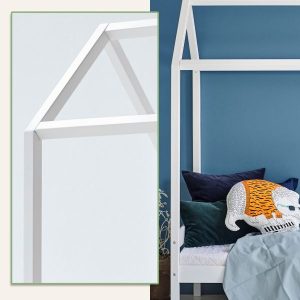 Hoppekids Comfort Shorty Housebed with Drawers in White - Image 4