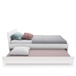 Alternative view of Novi Single Bed With Trundle in Alpine White