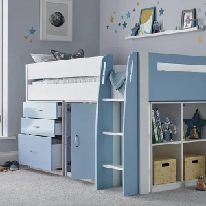 Alternative view of Lacy Blue Midsleeper Bed