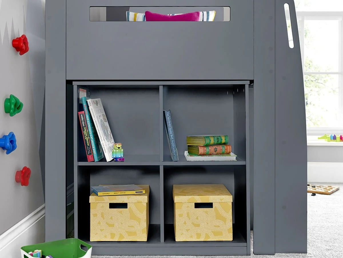 Lacy Grey Midsleeper Bed - Image 5