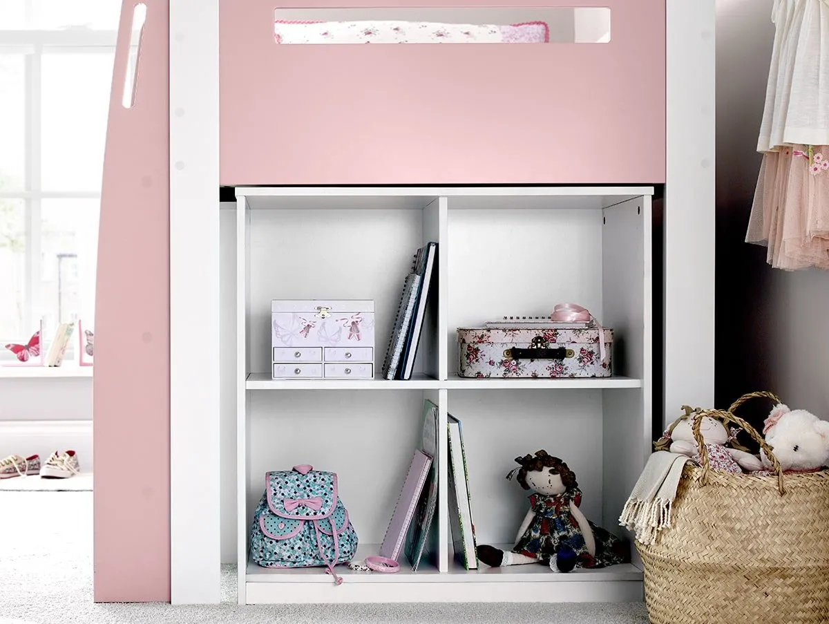 Lacy Pink Midsleeper Bed - Image 4