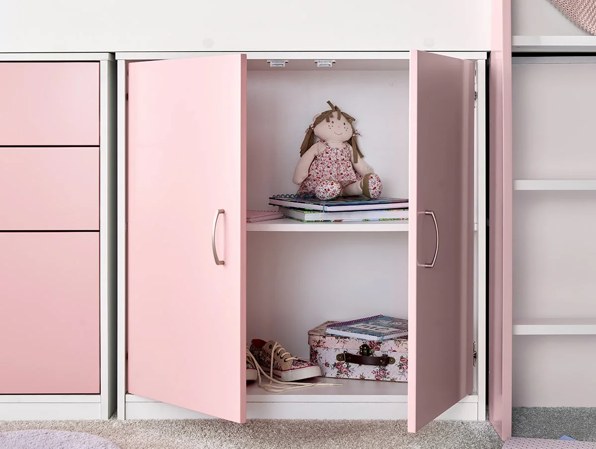 Lacy Pink Midsleeper Bed - Image 3