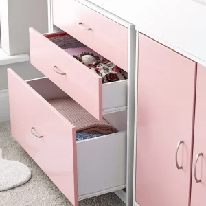 Alternative view of Lacy Pink Midsleeper Bed