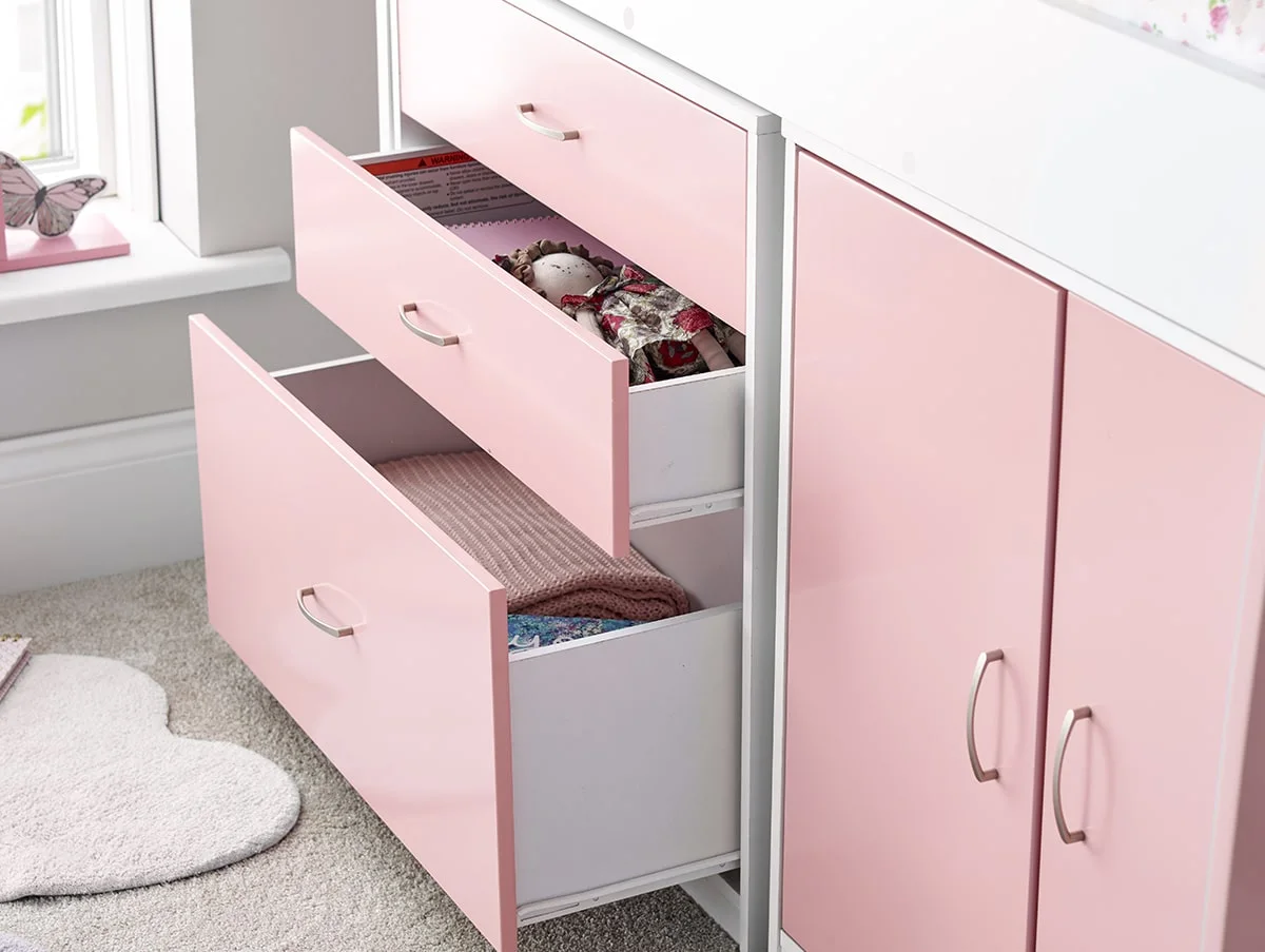 Lacy Pink Midsleeper Bed - Image 2