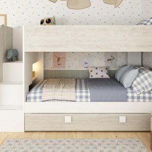 Alternative view of Trasman Easy Bunk Bed With Drawer