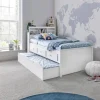 Veera Cabin Bed With Trundle - White