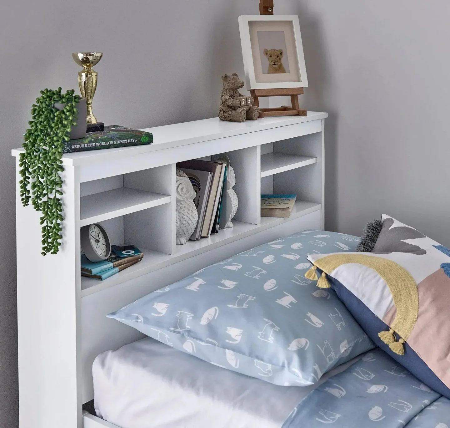 Veera Cabin Bed With Trundle - White - Image 2