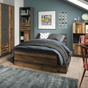 Skylark Single Bed - Walnut