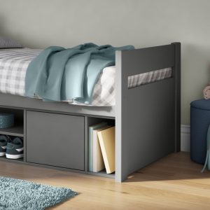 Uno Grey Storage Cabin Bed - Image 4