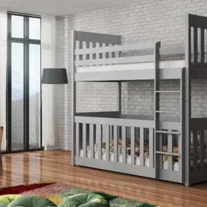 Alternative view of Rory Grey Bunk Bed & Cot Bed
