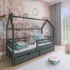 Siffroy Single Graphite Bed With Storage