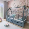 Siffroy Single Grey Bed With Storage