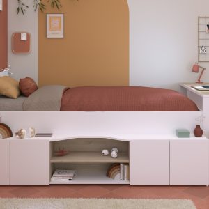 Alternative view of Parisot Cleo Cabin Bed with Desk
