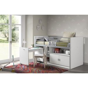Nimbus Mid Sleeper Cabin Bed in White