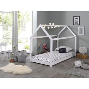 Silvia House Bed in White