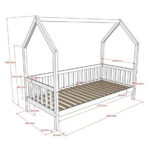 Alternative view of Silvia Cabin Bed in Natural Pine