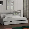 Monty Matt White bed with Trundle and Storage