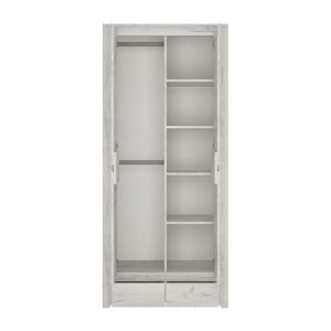 Angel Package - 1 Drawer Bedside Cabinet + 2+3 Chest of Drawers + 2 Door 2 Drawer Fitted Wardrobe - Image 7