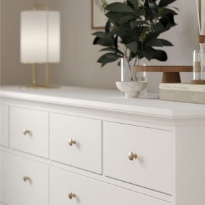 Alternative view of Paris Chest of 8 Drawers in White