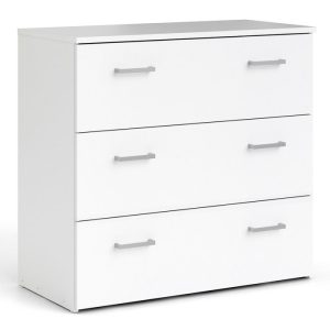 Alternative view of Space Chest of 3 Drawers in White
