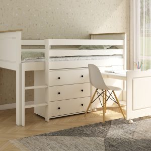 Alternative view of Heritage Midsleeper Bed With Chest & Desk