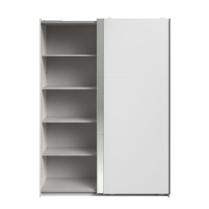 Swing White Mirrored Robe - 150cm - Image 7