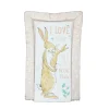 Our Guess How Much I Love You changing mat is the perfect addition to your baby's room. It has lovely pictures from the popular children's book, drawn by Anita Jeram. This changing mat is soft inside and has high sides to keep your baby comfortable and safe during changes. The plastic cover is easy to wipe clean. Soft inside with high sides for comfort and safety. Easy-to-clean plastic cover.