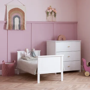 Alternative view of Pensham Mini Cot Bed - White