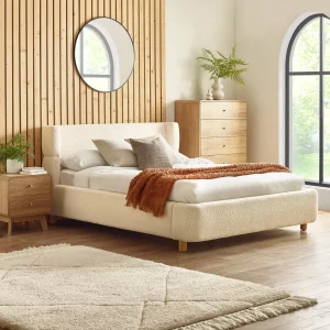 Selena Cream King Size Bed