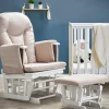 Marina Reclining Glider Chair & Stool - Sand