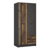 Amara 2 Door Wardrobe with 2 Drawers