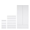 Roma 3 Piece Bedroom Package in White High Gloss