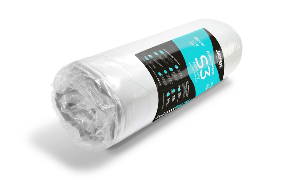 Benchmark S3 Memory Single Mattress (90x190cm) - Image 4