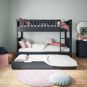 Arven Blue Detachable Bunk Bed with Trundle - Image 4