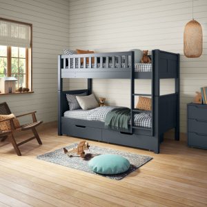 Arven Blue Detachable Bunk Bed with a Pair of Drawers - Image 3