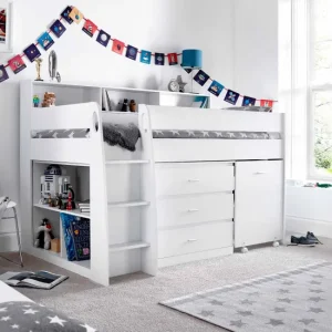 Frida White Midsleeper Bed