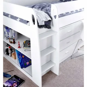 Frida White Midsleeper Bed - Image 5