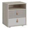 Iman Bedside Cabinet in Walnut