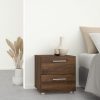 Holly Bedside 2 Drawers in Walnut