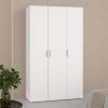Holly Wardrobe with 3 Doors in White
