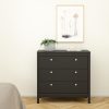 Neutron Chest 3 Drawers in Matt Black