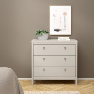 Neutron Chest 3 Drawers in Cashmere