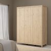 Neutron Wardrobe with 3 Doors in Jackson Hickory Oak