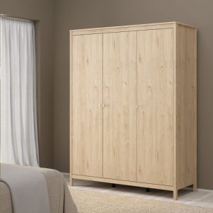 Neutron Wardrobe with 3 Doors in Jackson Hickory Oak
