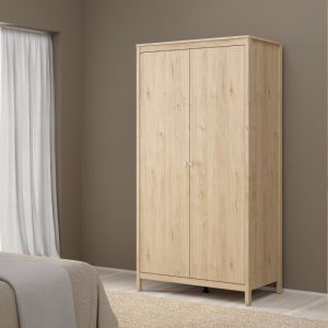 Neutron Wardrobe with 2 Doors in Jackson Hickory Oak