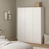Jango Wardrobe with 3 Frame Doors in White