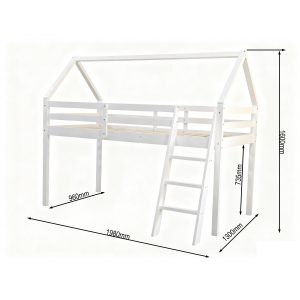 Alternative view of Zara Mid Sleeper Bed